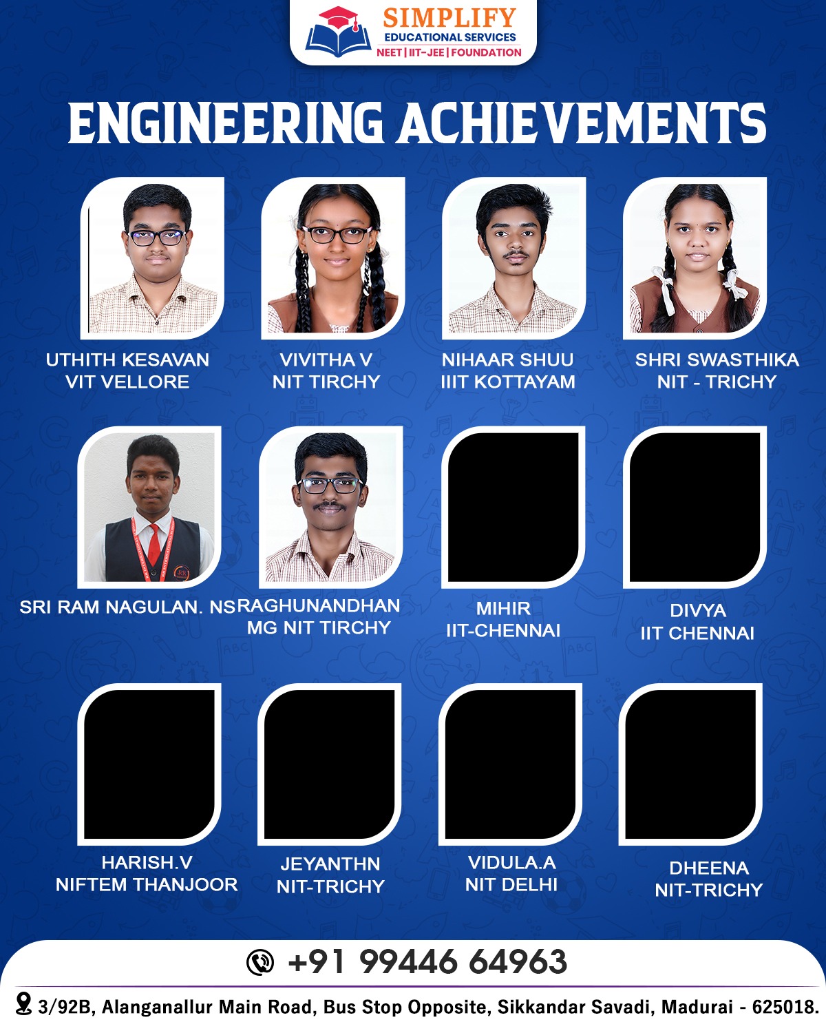 IIT-JEE Rank Holders